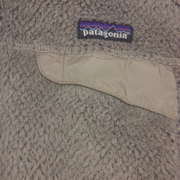 Patagonia Women's M Fleece Jacket Full Zip Gray Deep Pile Outdoor Adventure - Picture 4 of 11